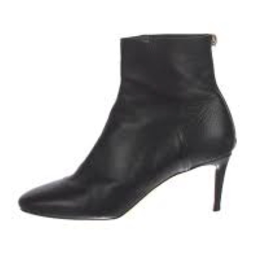 Jimmy Choo Black Leather Ankle Boots